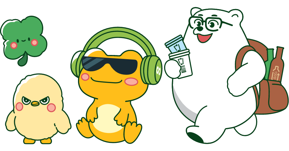 개꿀프렌즈 캐릭터 모음