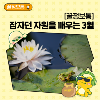 꿀정보통 경칩 맞이 잠자던 자원을 깨우는 3월 Feat 만물이 기지개 켜는 계절 다시 움직이는 자원순환